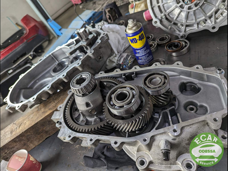 Замена подшипников двигателя и редуктора Kia Niro