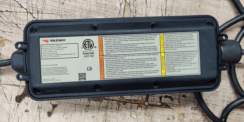 Адаптация зарядного кабеля Mitsubishi PHEV YAZAKI 9482A347 на 230В